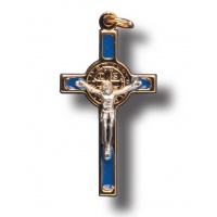 St Benedict Cross gilt small