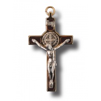 St Benedict gilt cross large