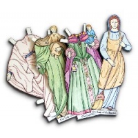 Precious Mary Paper Doll