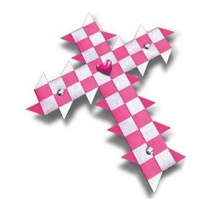 Woven Cross Kit -  Pink